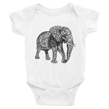 Load image into Gallery viewer, Twisted City Global Kids “Elephant” Infant Bodysuit