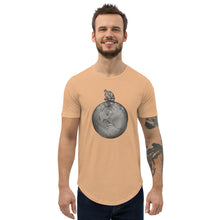 Load image into Gallery viewer, Twisted City Global “Man on top of world” Curved Hem T-Shirt