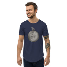 Load image into Gallery viewer, Twisted City Global “Man on top of world” Curved Hem T-Shirt