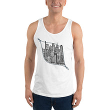Load image into Gallery viewer, Twisted City Global “So Philly” Men's Tank Top