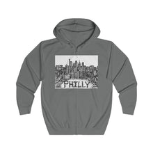 Load image into Gallery viewer, Twisted City Global “So Philly” Unisex Full Zip Hoodie