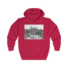 Load image into Gallery viewer, Twisted City Global “So Philly” Unisex Full Zip Hoodie