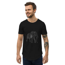 Load image into Gallery viewer, Twisted City Global signature "Elephant" Curved Hem T-Shirt
