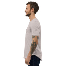 Load image into Gallery viewer, Twisted City Global Signature "Dueling Trains" Men's Curved Hem T-Shirt