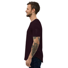 Load image into Gallery viewer, Twisted City Global Signature "Dueling Trains" Men's Curved Hem T-Shirt