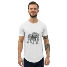 Load image into Gallery viewer, Twisted City Global signature "Elephant" Curved Hem T-Shirt
