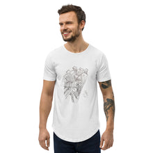 Load image into Gallery viewer, Twisted City Global Signature "Dueling Trains" Men's Curved Hem T-Shirt