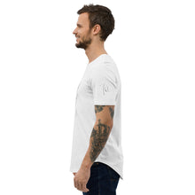 Load image into Gallery viewer, Twisted City Global Signature "Dueling Trains" Men's Curved Hem T-Shirt