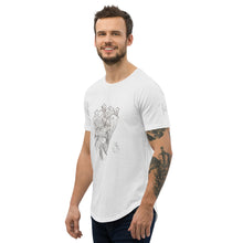 Load image into Gallery viewer, Twisted City Global Signature "Dueling Trains" Men's Curved Hem T-Shirt