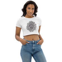 Load image into Gallery viewer, Twisted City Global Lion Organic Crop Top
