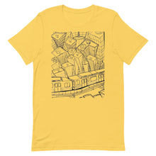 Load image into Gallery viewer, Twisted City Global Dueling Trains T-Shirt