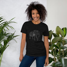 Load image into Gallery viewer, Twisted City Global Black Elephant Signature Unisex T-Shirt