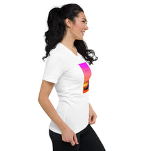 Load image into Gallery viewer, LCA 'Born To Live' Retro Women's V neck T shirt