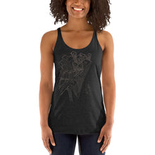 Load image into Gallery viewer, Twisted City Global Women’s Dueling Trains Racerback Tank