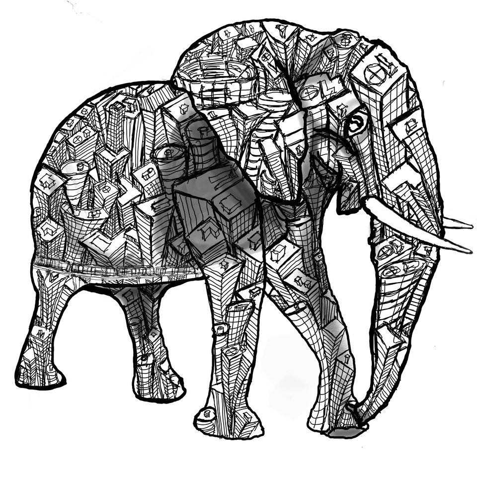Twisted City Global Elephant symbolizes the charter traits of an elephant. Intelligence, compassion, self-awareness, and loyalty are essential characteristics of TC