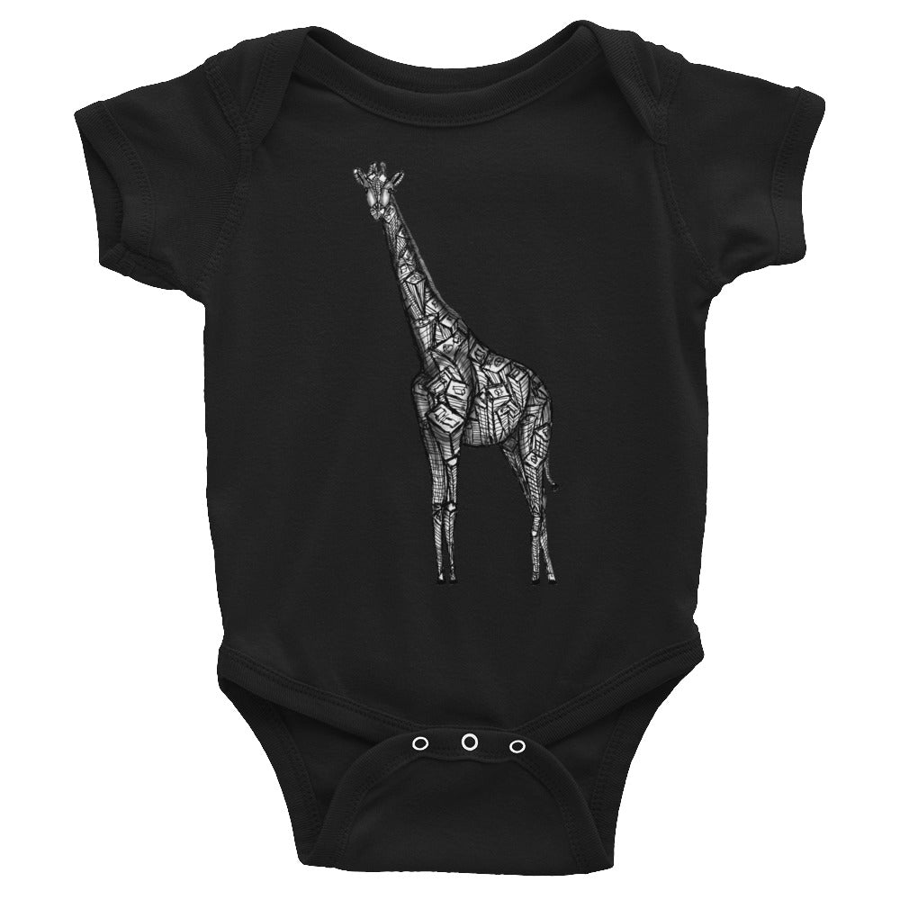 Twisted City Global Kids “giraffe” Infant Bodysuit