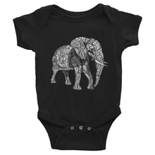 Load image into Gallery viewer, Twisted City Global Kids “Elephant” Infant Bodysuit
